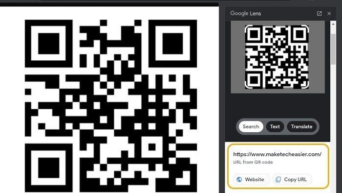 website url