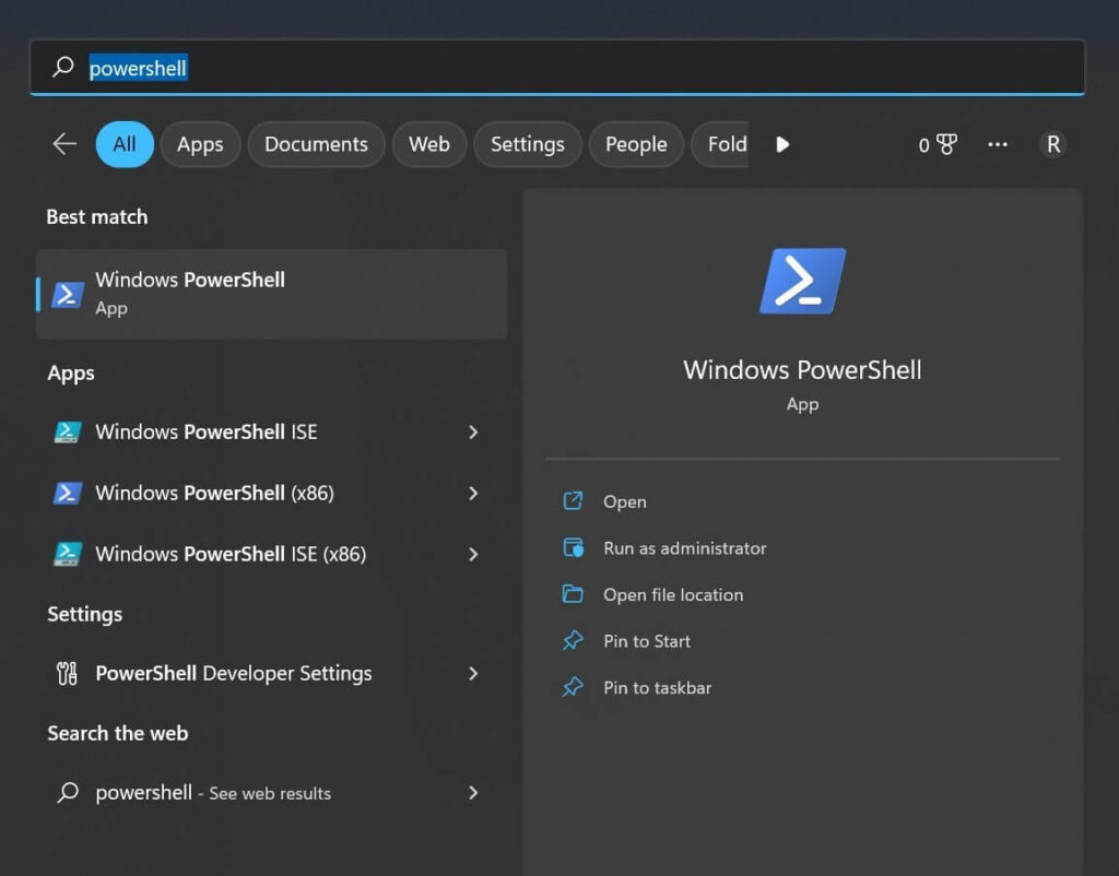 windows powershell