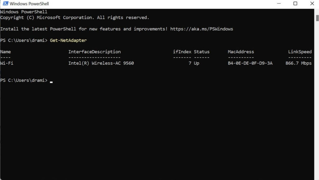 MacAddress