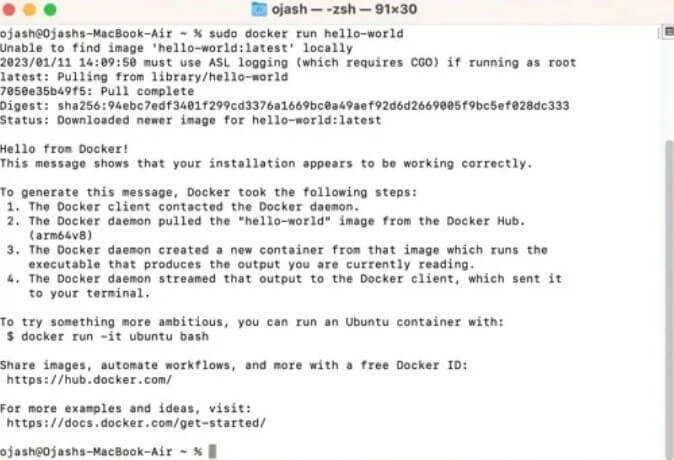 check installation status