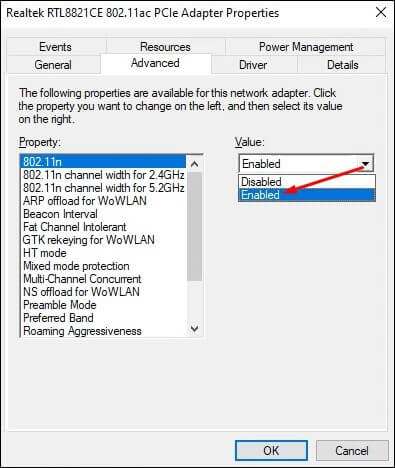 adapter properties