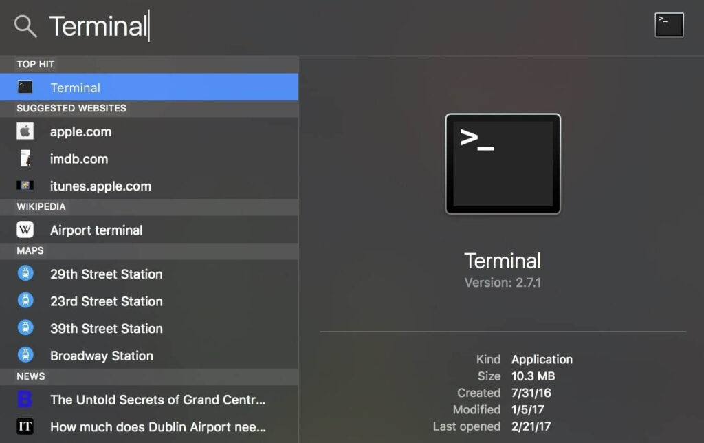 Terminal