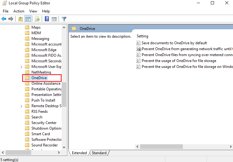 local group policy editor
