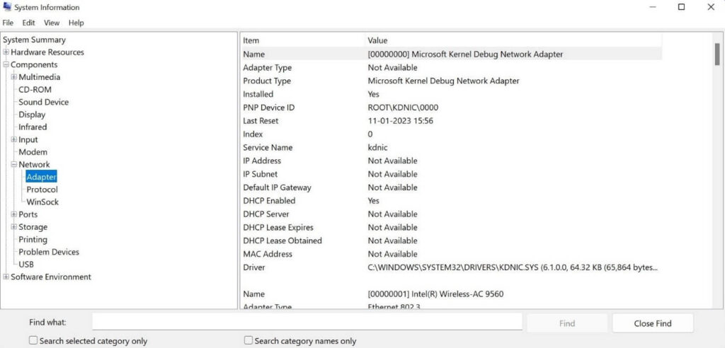 Adapter option
