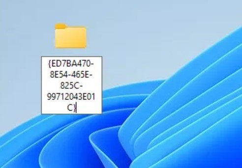 rename the folder