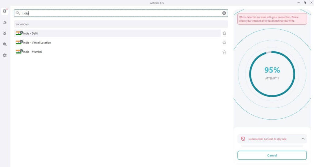  user interface