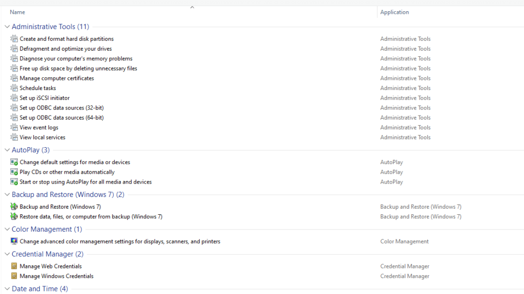 Restore File History