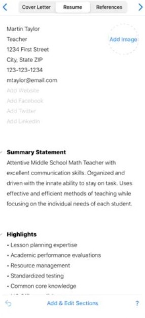 Resume Builder by Nobody
