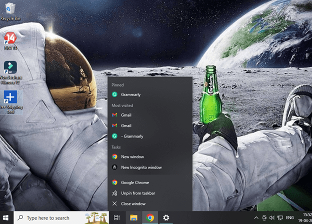Pin Apps in Task