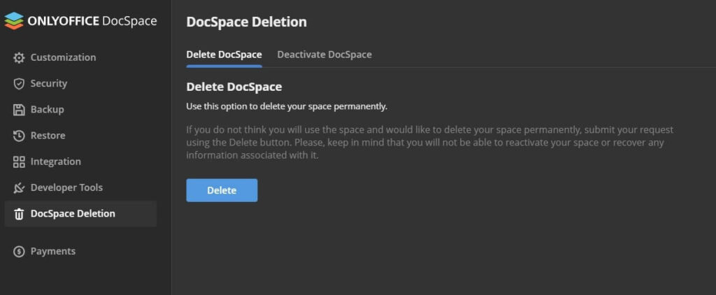Account Deletion