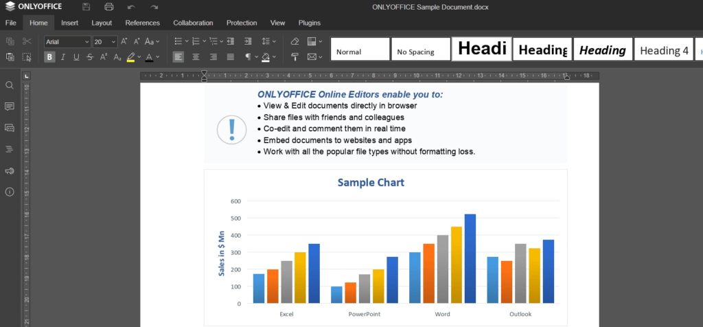 DocSpace user interface