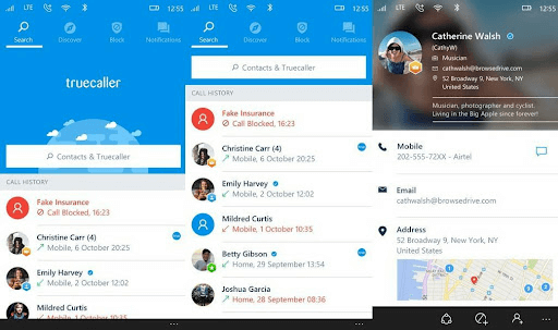 caller-identifying app