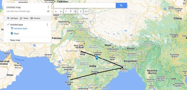 CREATE CUSTOM MAP IN GOOGLE MAPS