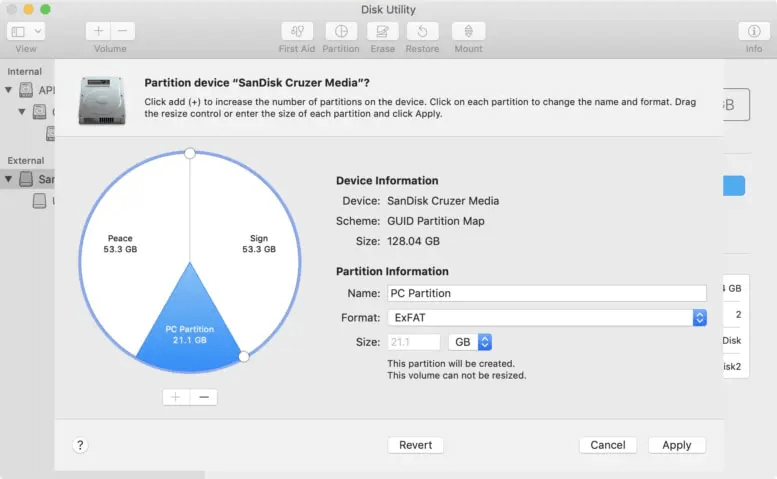 device info