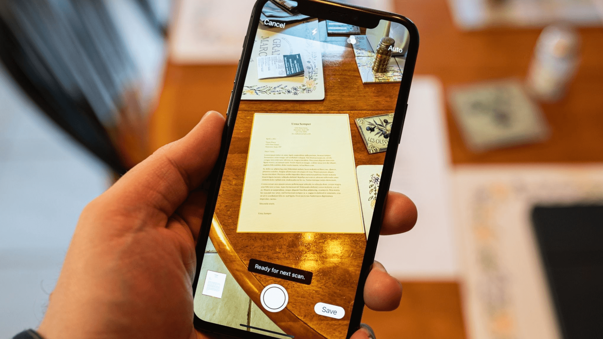Scan Document on iPhone or iPad