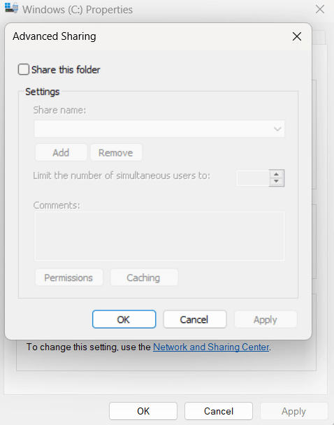 Share this folder