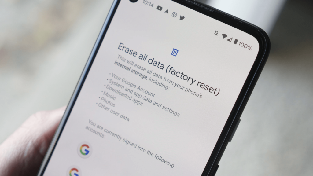 Factory Reset