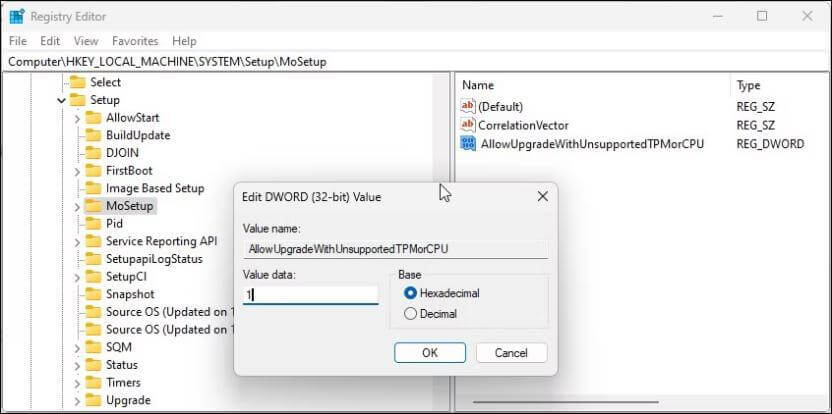 Value text field