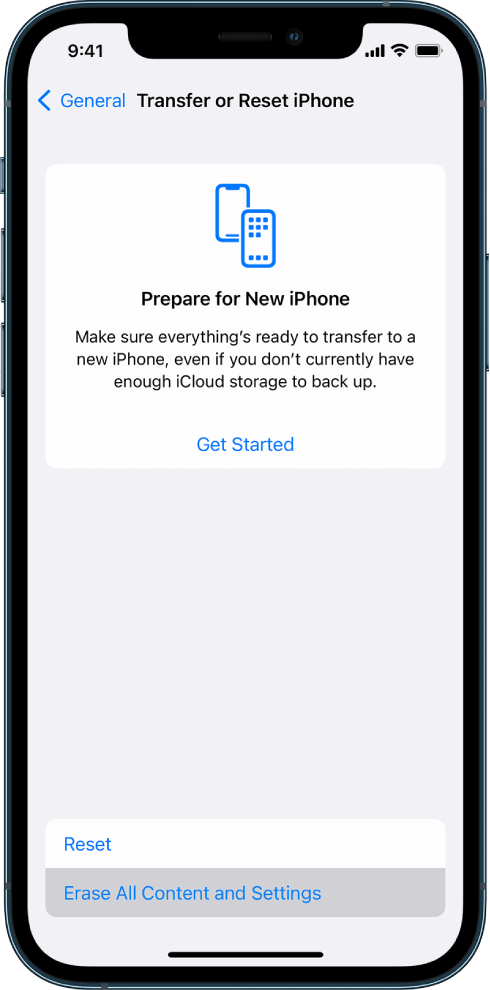 Reset Your iPhone