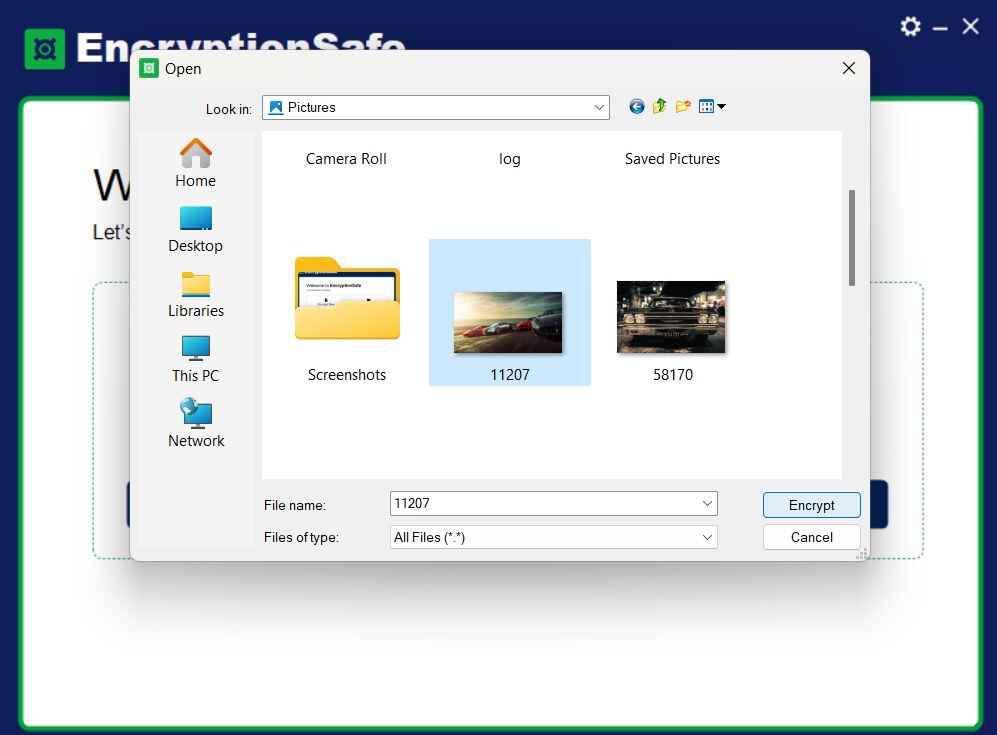 encryption safe browse files folder