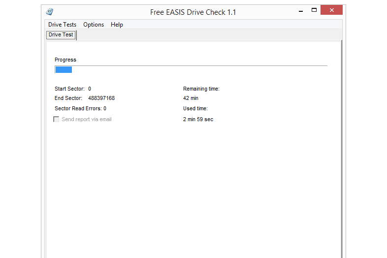 Easis Disk Check