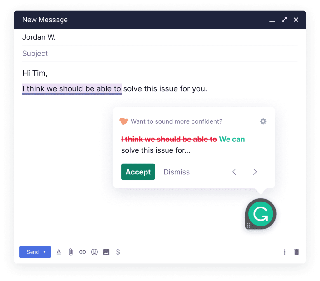 Grammarly extension for safari