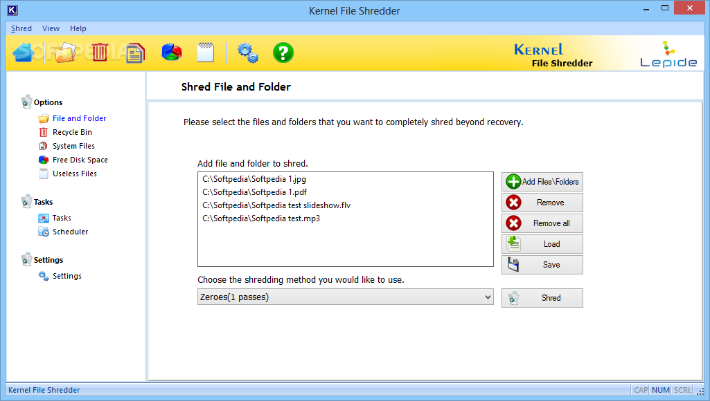 Kernel File Shredder