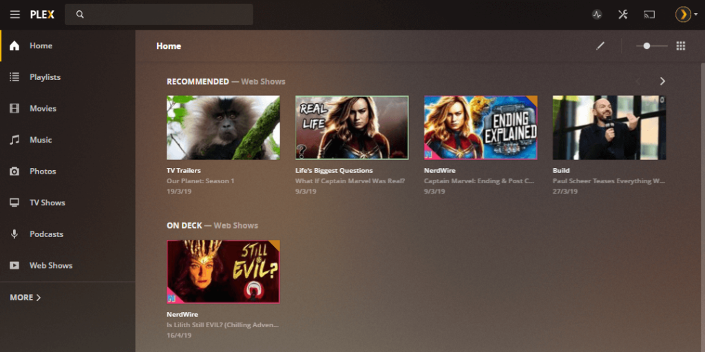 Plex TV for Windows 11 PC