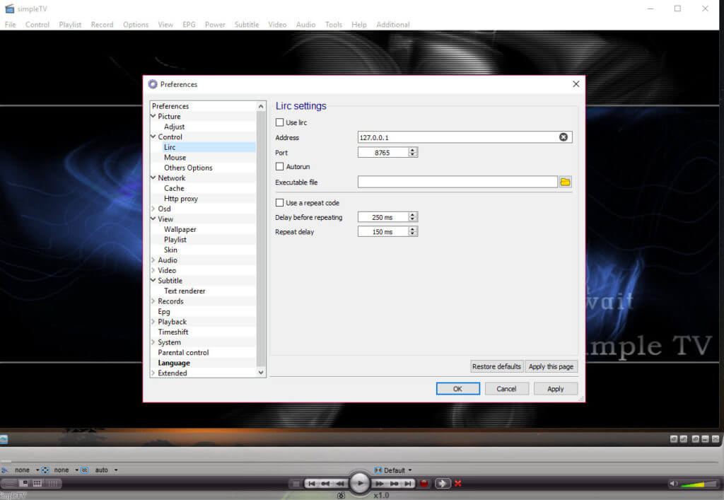 Simple App IPTV Player for PC