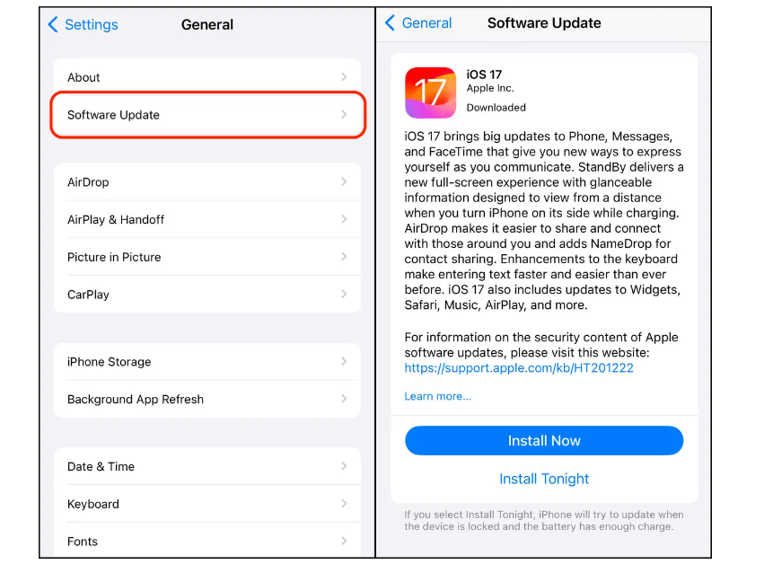 How has iOS 17 changed