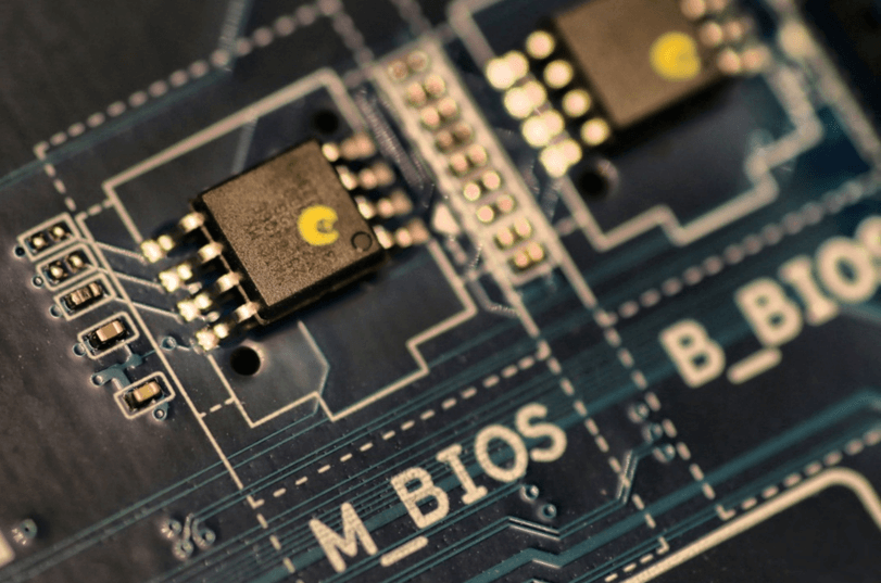 examine the bios setting