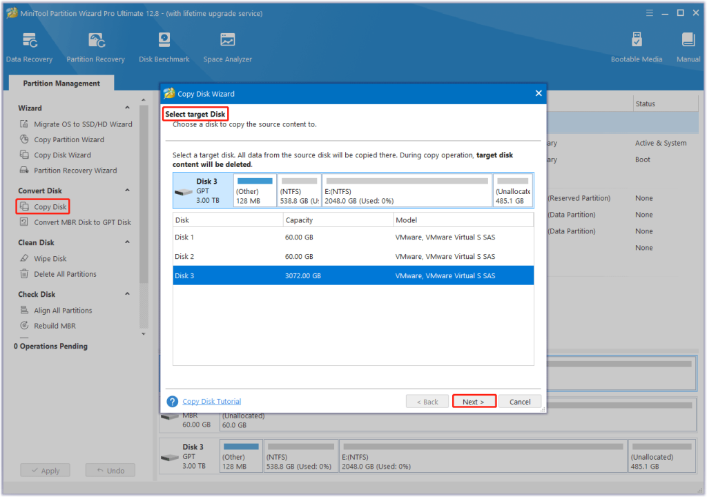 minitool partition wizard disk cloning