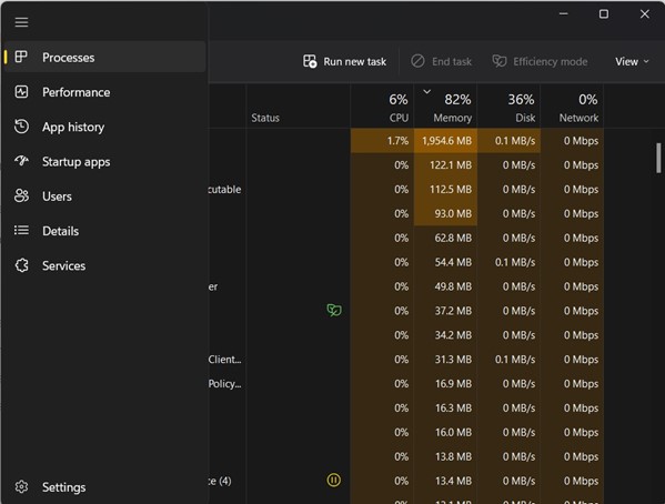 running applicationwindow