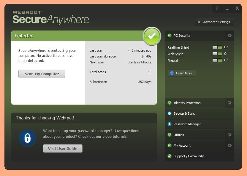 Webroot SecureAnywhere AntiVirus