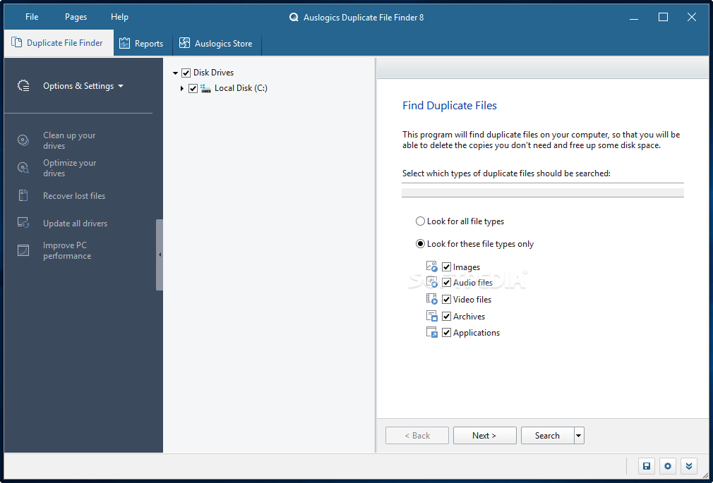 Auslogics Duplicate Video Finder
