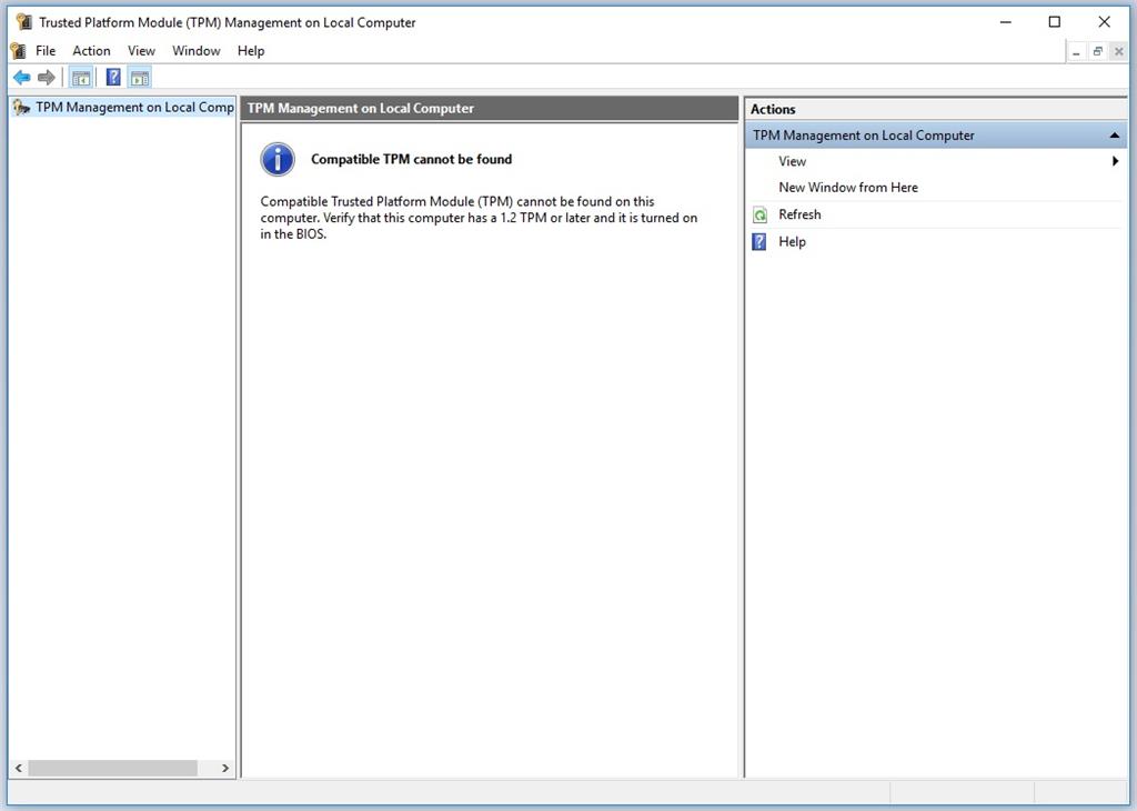 Check if TPM is Enabled
