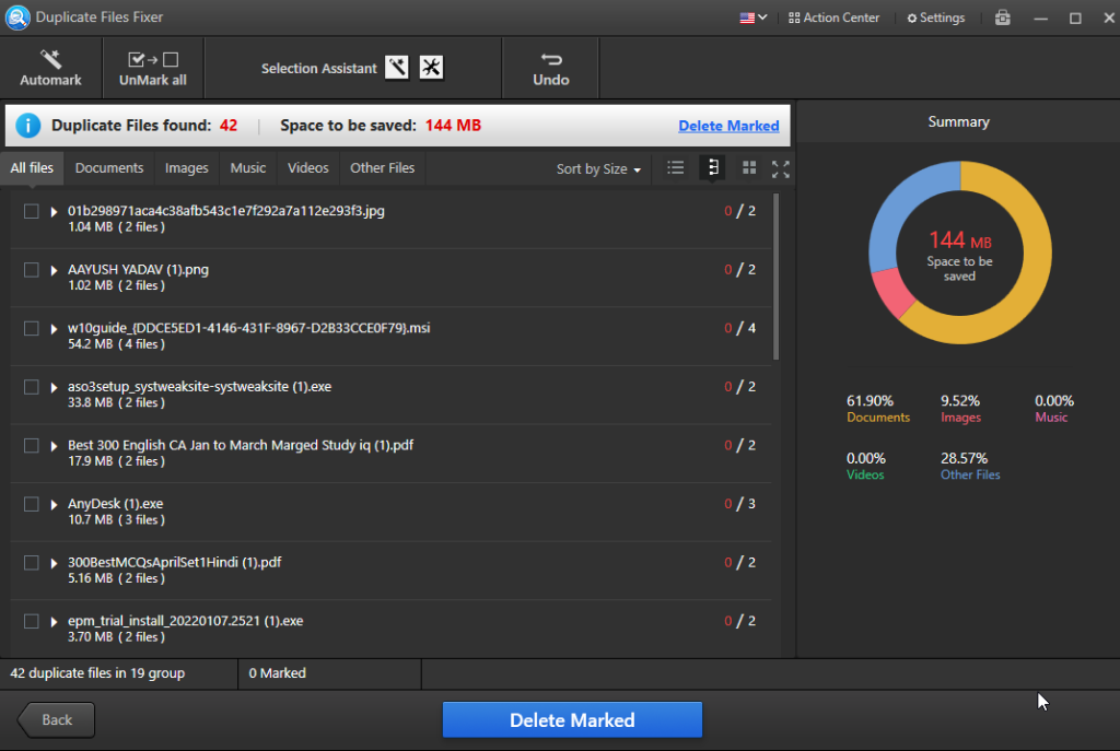 Duplicate Files Fixer