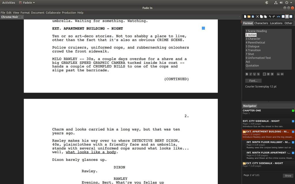 Fade In Software To Write Scripts