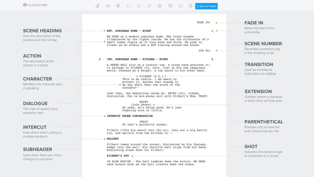 StudioBinder for script making
