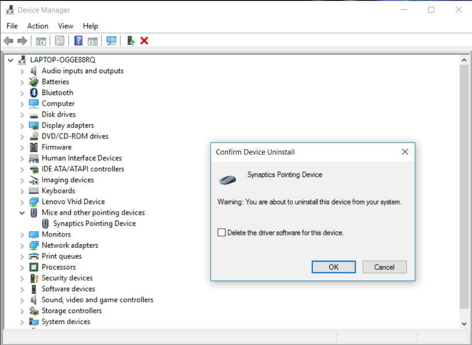 Uninstall and Reinstall the Device