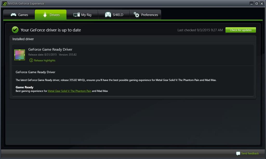 Run the GeForce Experience Repair Tool