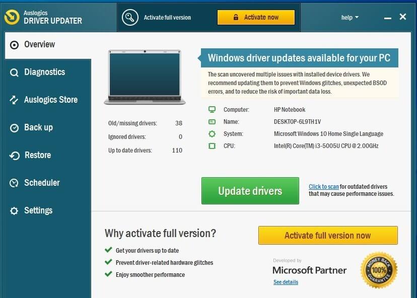 auslogics driver updater