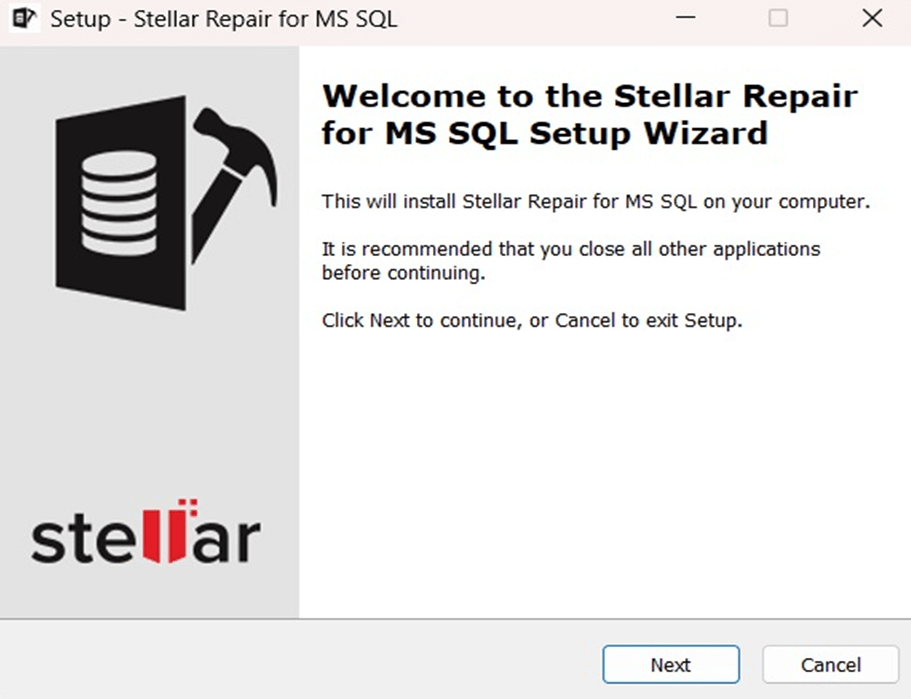 stellar repair installation