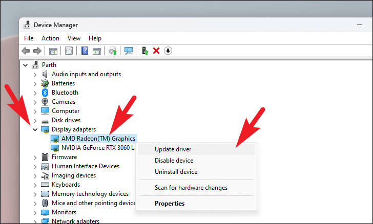 update graphic drivers