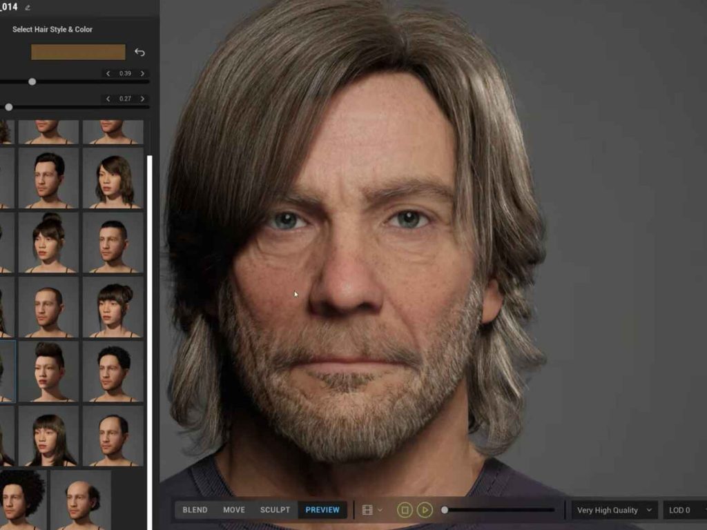 MetaHuman Creator