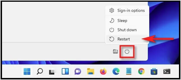Restart the App or Device