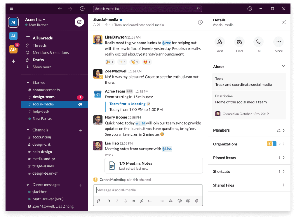 Slack for PC
