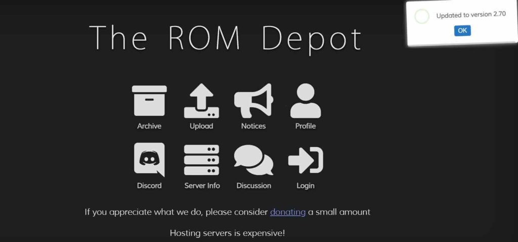 The ROM Depot
