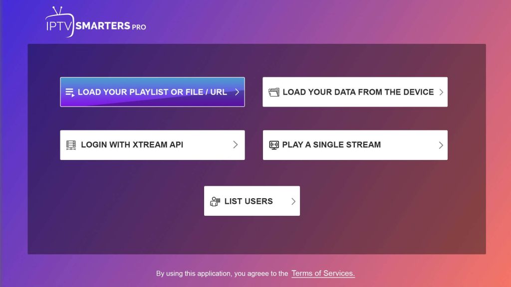 iptv smarters pro casting options