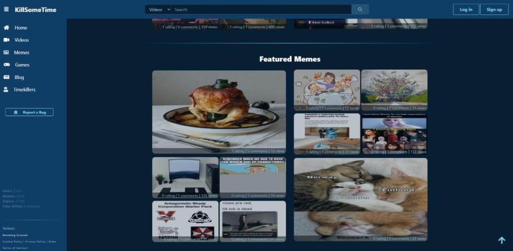 killsometime user interface